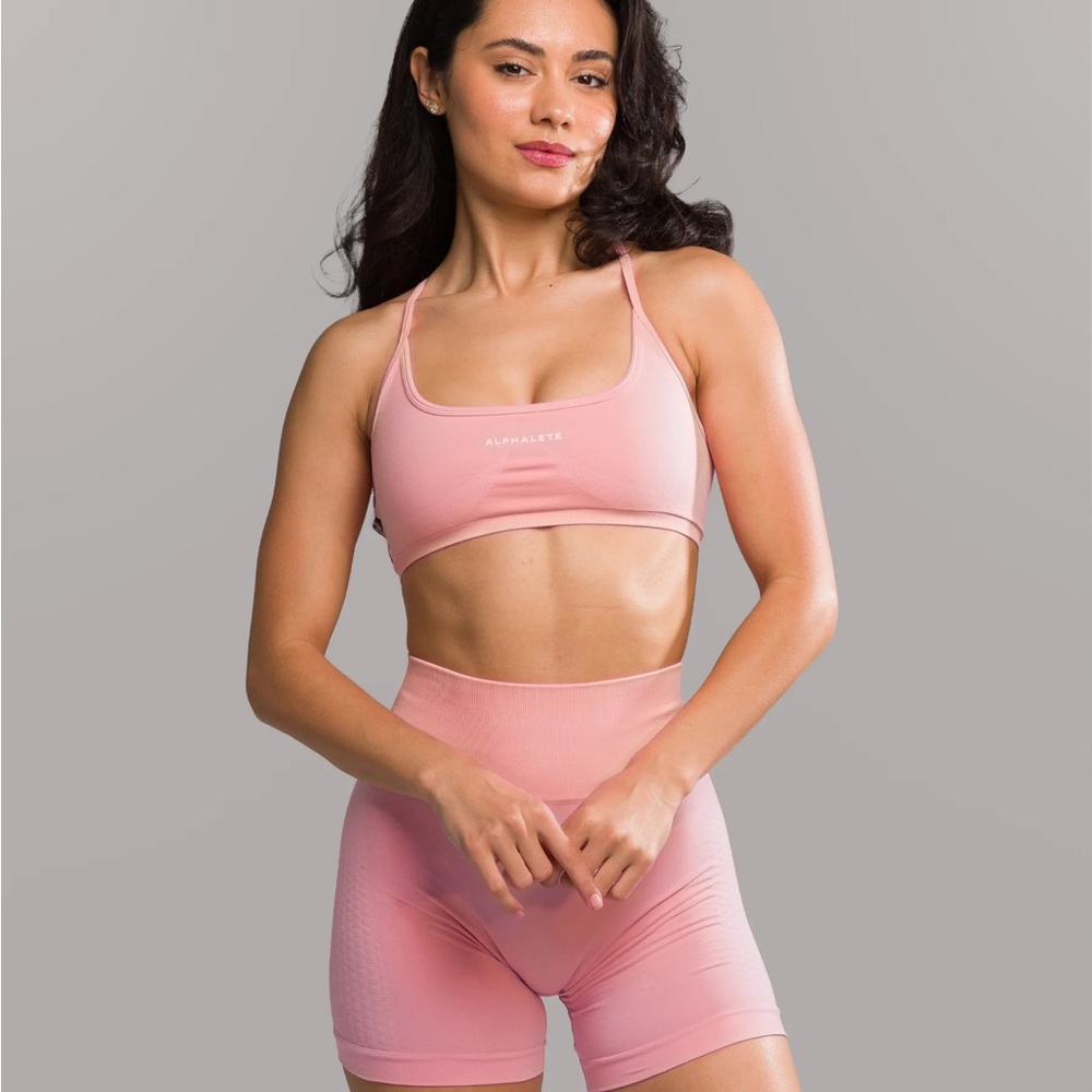 Alphalete Pink Sports Bra